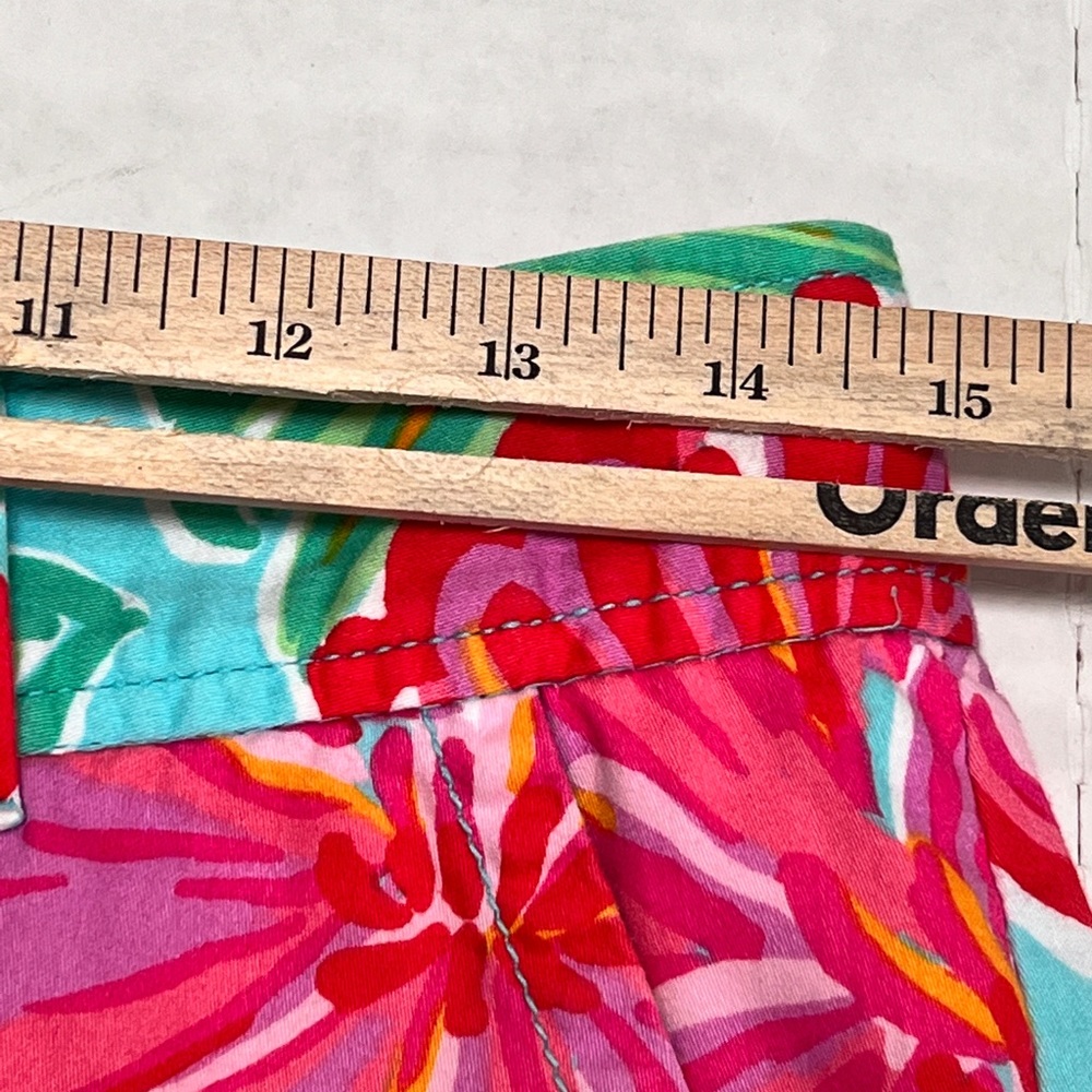 LILLY PULITZER Shorely Blue Bellini Bermuda Shorts Floral * women’s 6 ? - Picture 6 of 15